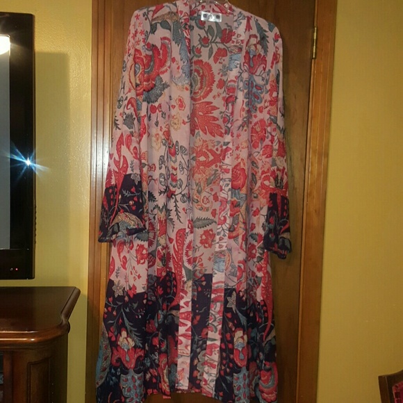 Jackets & Blazers - Floral Kimono